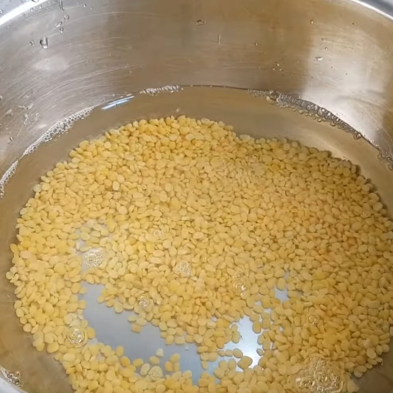 Bước 1 Sơ chế nguyên liệu Bánh cốm Hà Nội