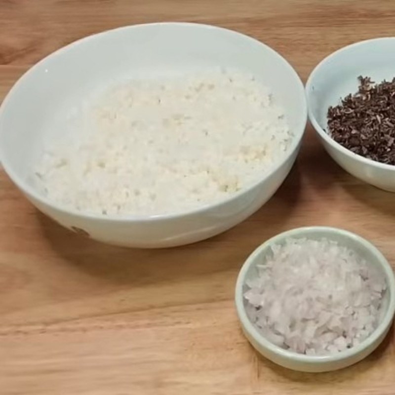 Bước 1 Sơ chế nguyên liệu Bánh xếp người Hoa