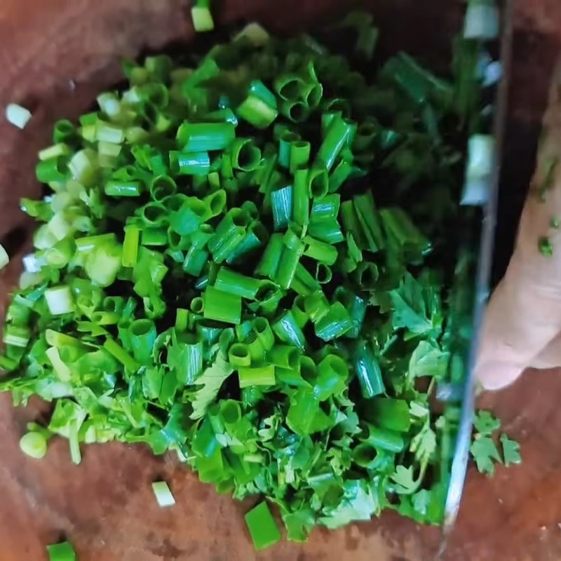 Bước 2 Sơ chế nguyên liệu làm nhân Bánh bầu Sóc Trăng