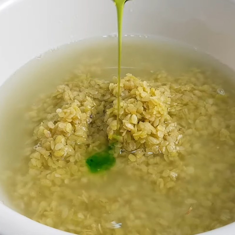 Bước 1 Sơ chế nguyên liệu Bánh cốm Hà Nội