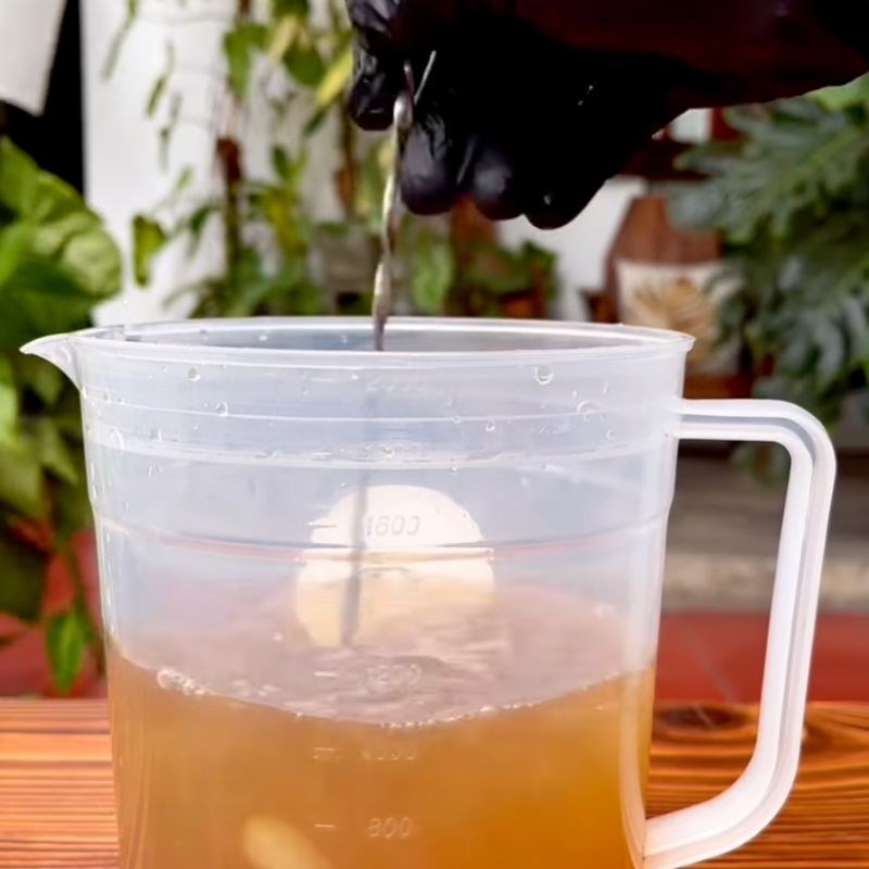 Bước 3 Sốc nhiệt bằng đá Trà lài