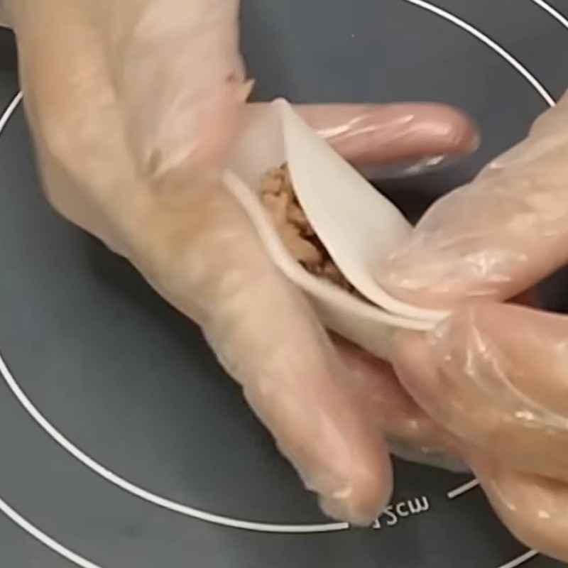 Bước 4 Tạo hình và hấp bánh Bánh xếp người Hoa