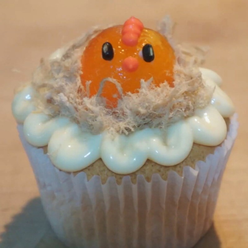 Bước 7 Thành phẩm Cupcake bông lan trứng muối