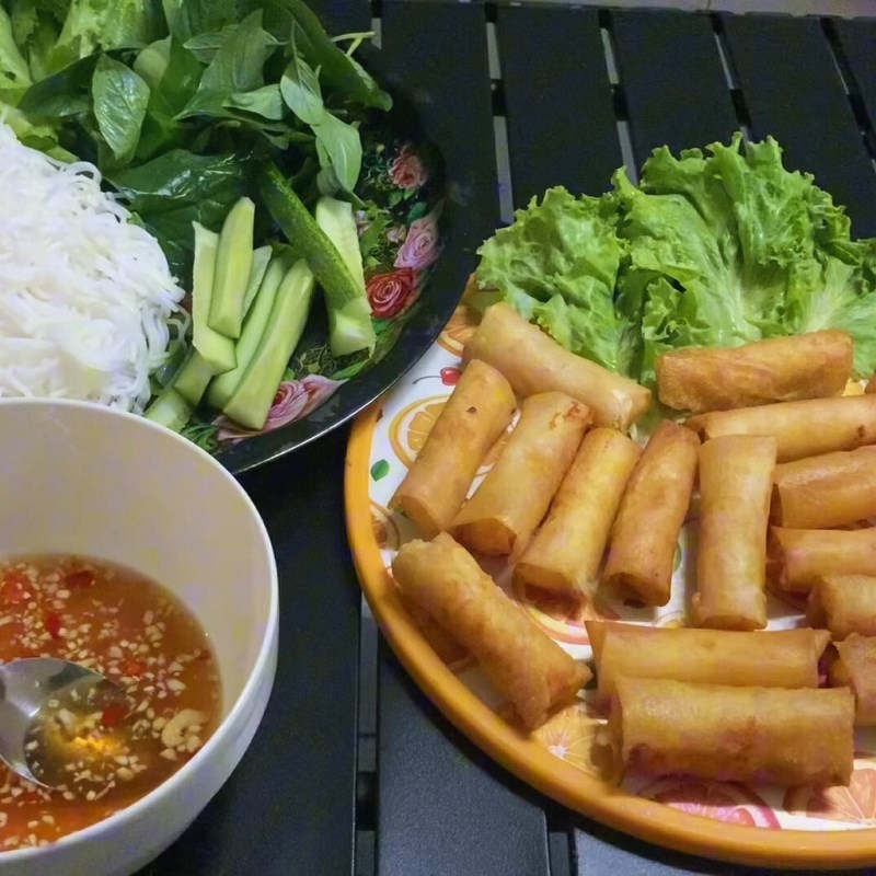Bước 6 Thành phẩm Chả giò hải sản phô mai kéo sợi