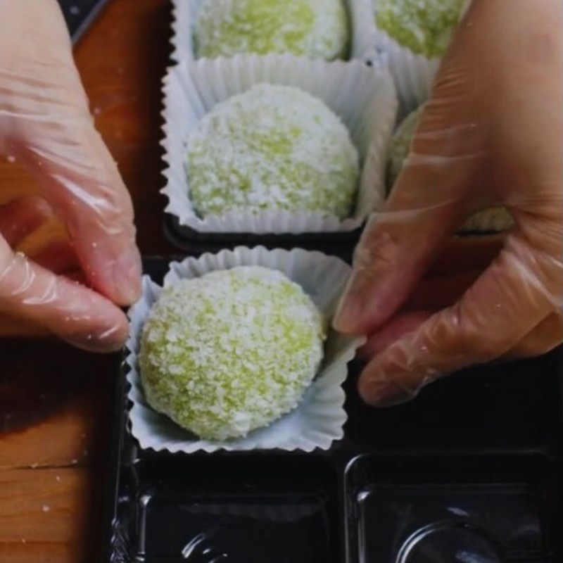 Bước 5 Thành phẩm Bánh mochi cốm