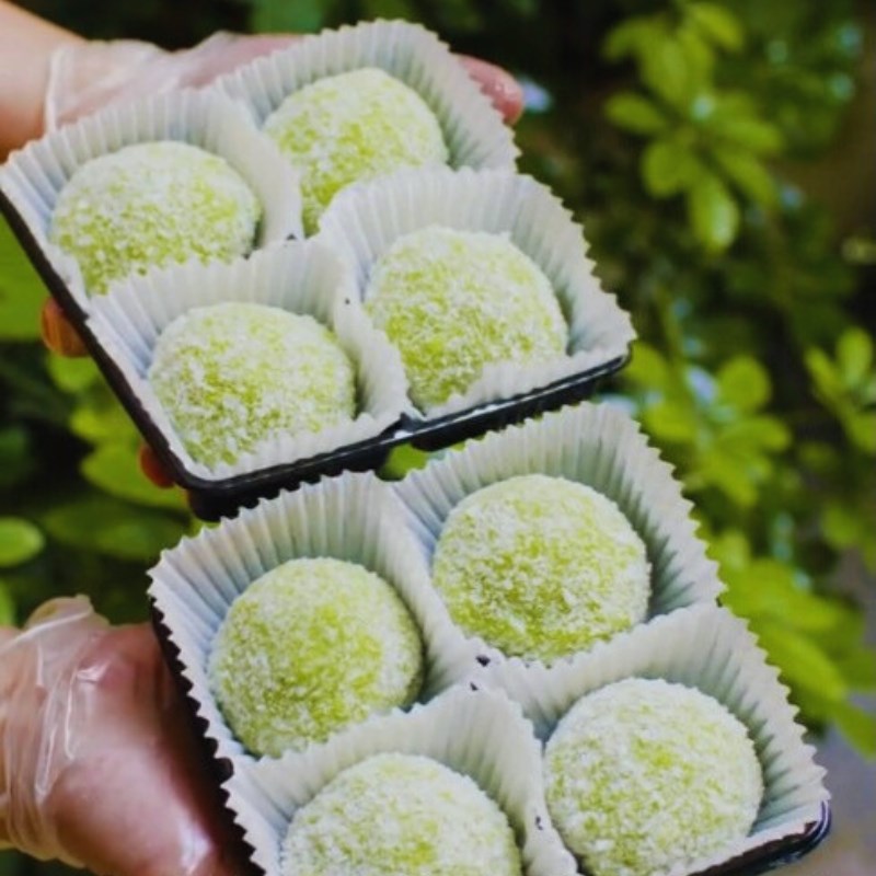 Bước 5 Thành phẩm Bánh mochi cốm