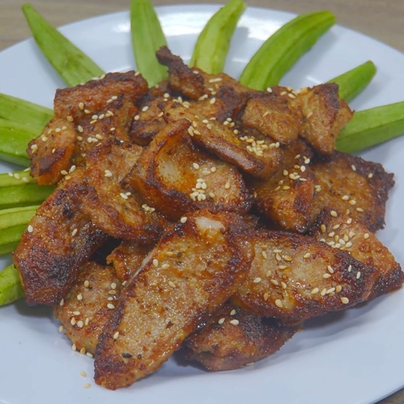 Bước 4 Thành phẩm Nầm dê nướng chao