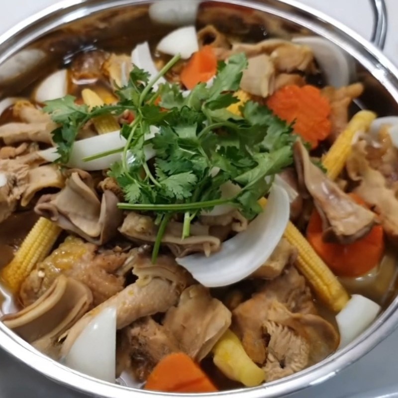 Bước 6 Thành phẩm Gà nấu bao tử