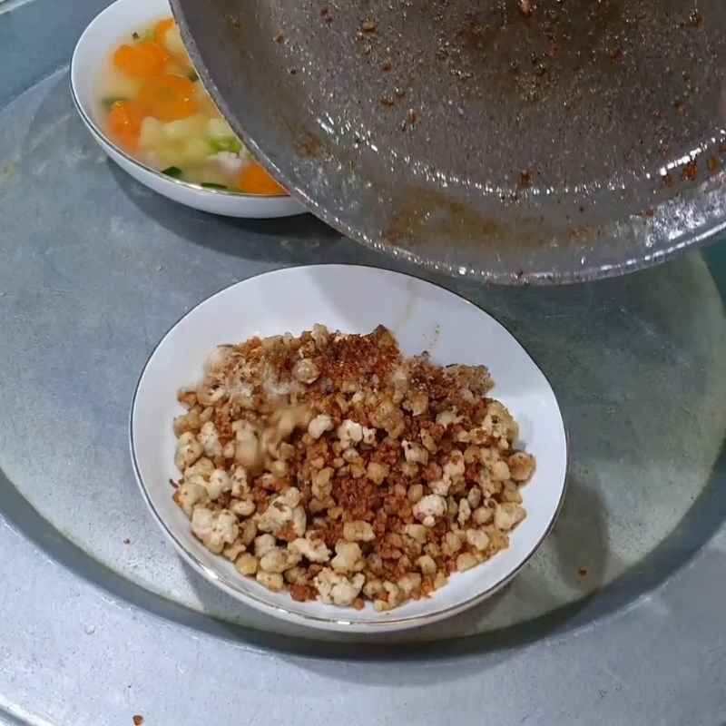 Bước 3 Thành phẩm Thịt băm rang cháy cạnh