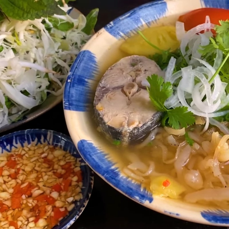 Bước 6 Thành phẩm Bún chả sứa