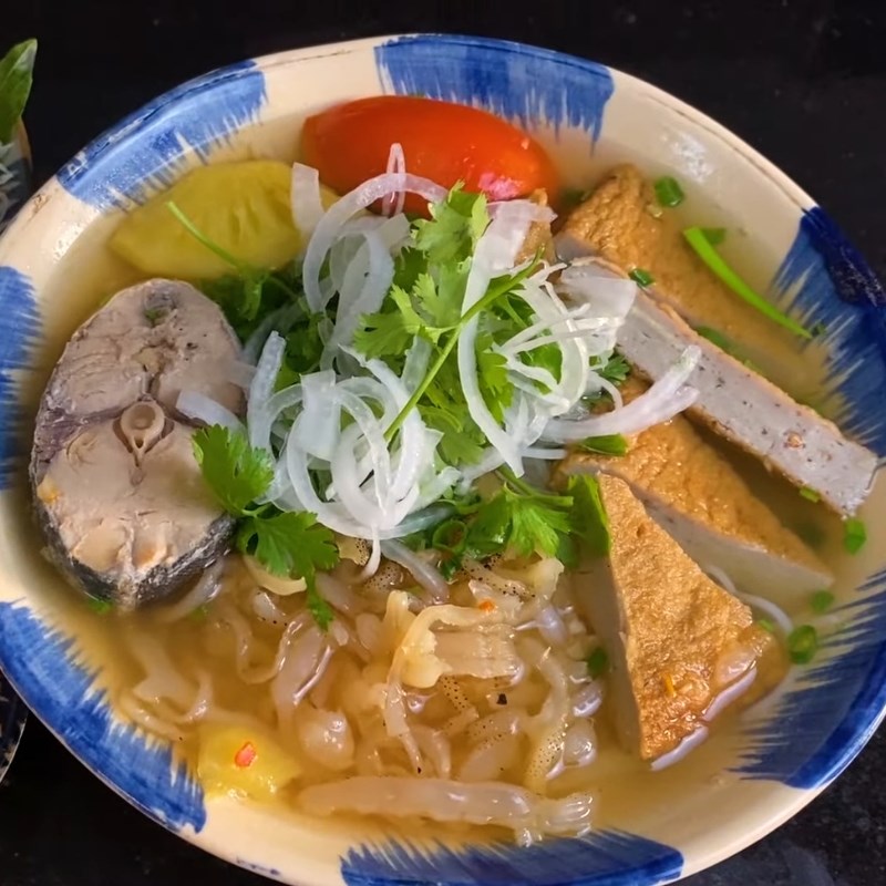 Bước 6 Thành phẩm Bún chả sứa