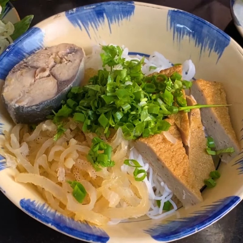 Bước 6 Thành phẩm Bún chả sứa
