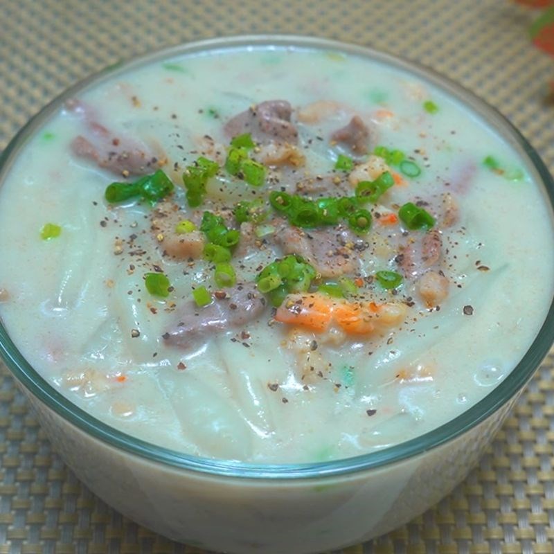 Bước 5 Thành phẩm Bánh canh vịt nước cốt dừa