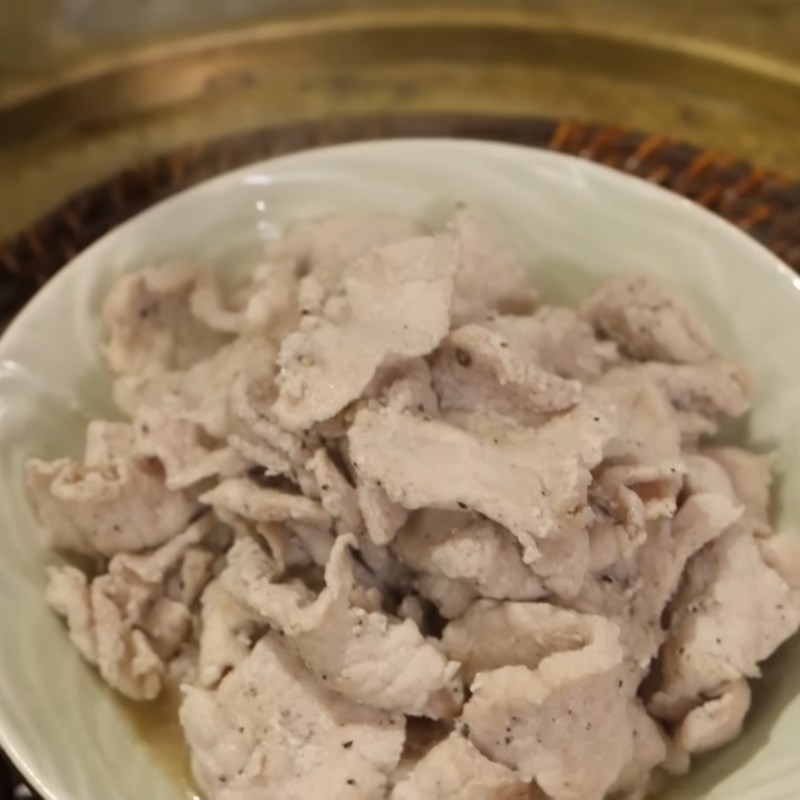 Bước 4 Thành phẩm Thịt thăn rim tiêu