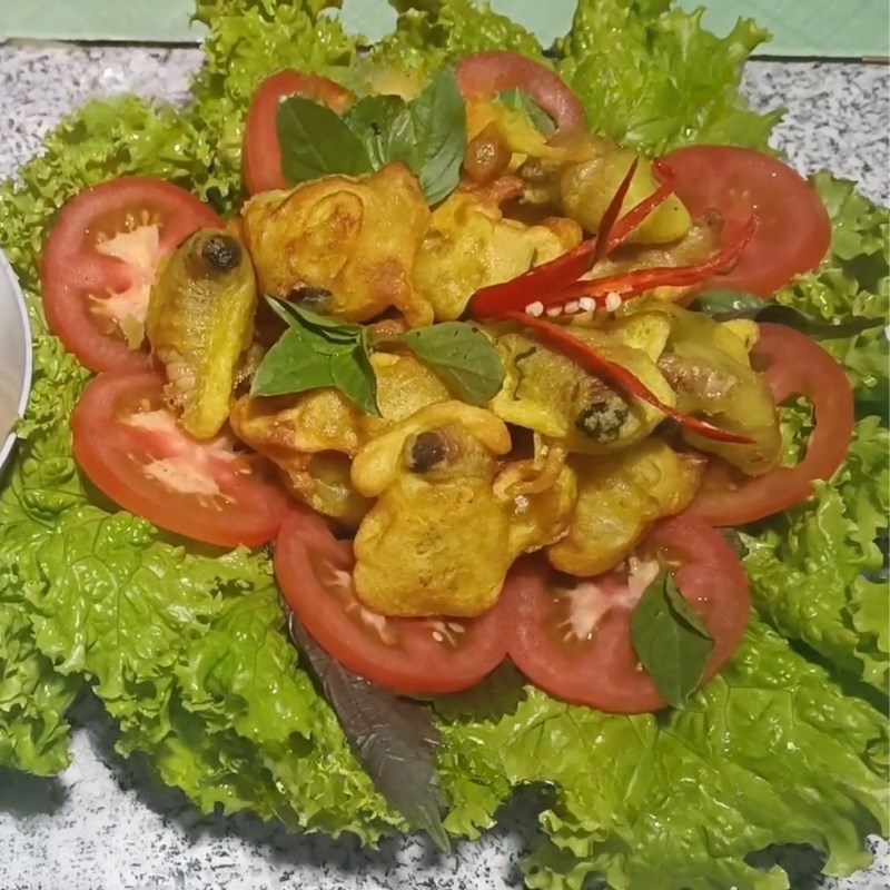 Bước 3 Thưởng thức Đuông dừa tẩm bột chiên giòn