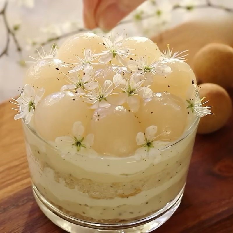 Bước 14 Trang trí Bánh ô long nhài nhãn
