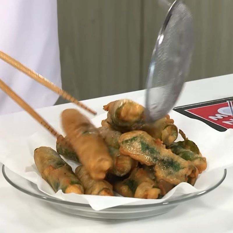 Bước 5 Thành phẩm Bò chiên lá lốt
