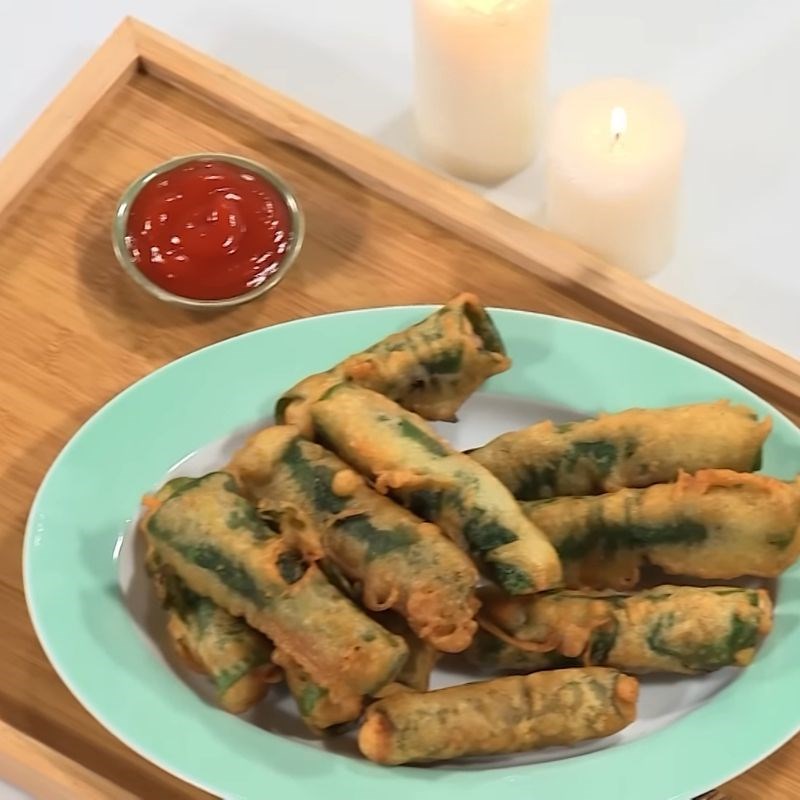 Bước 5 Thành phẩm Bò chiên lá lốt