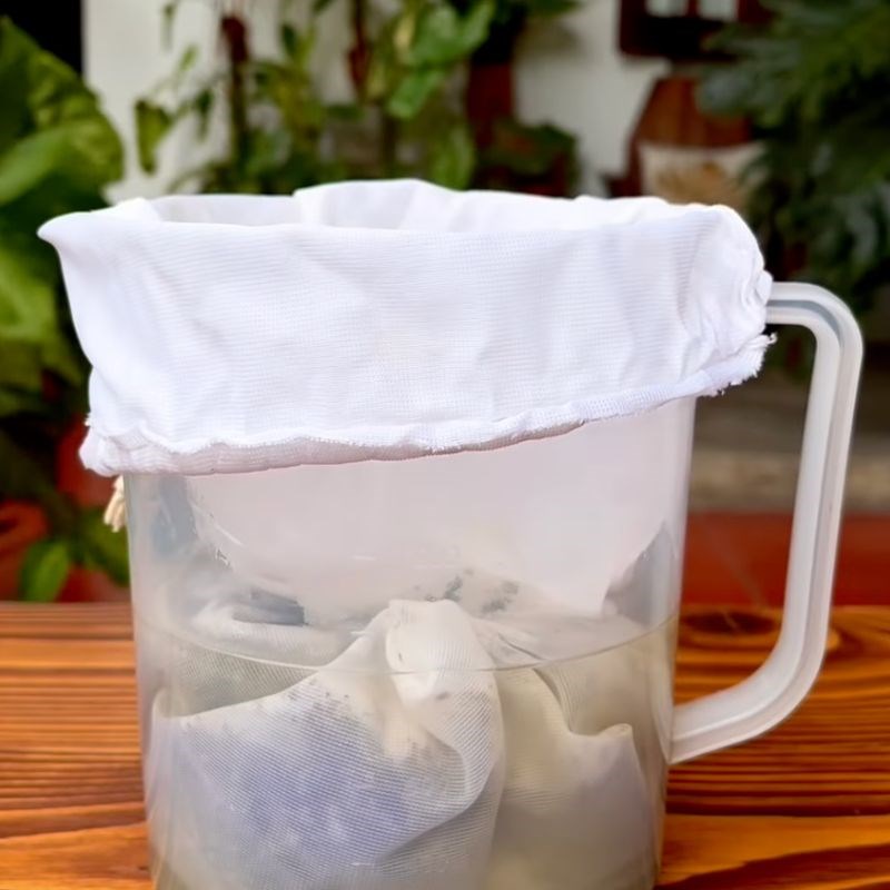 Bước 2 Ủ trà Trà lài