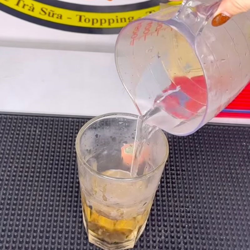 Bước 1 Ủ trà đào Trà đào chanh dây