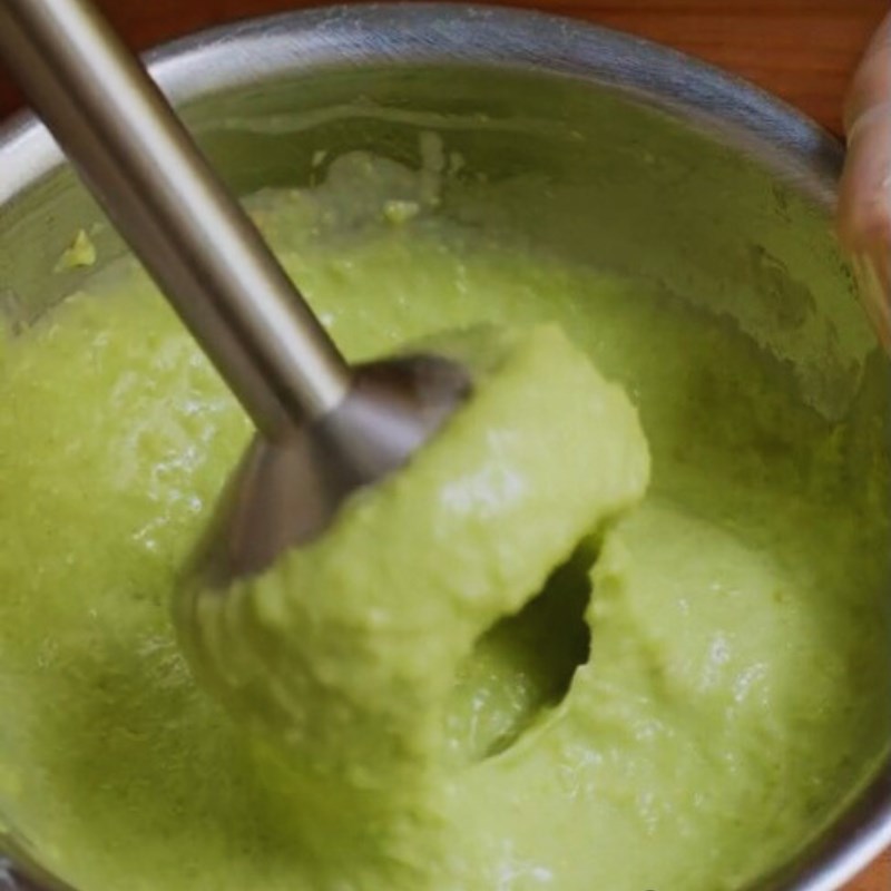 Bước 1 Xay cốm Bánh mochi cốm