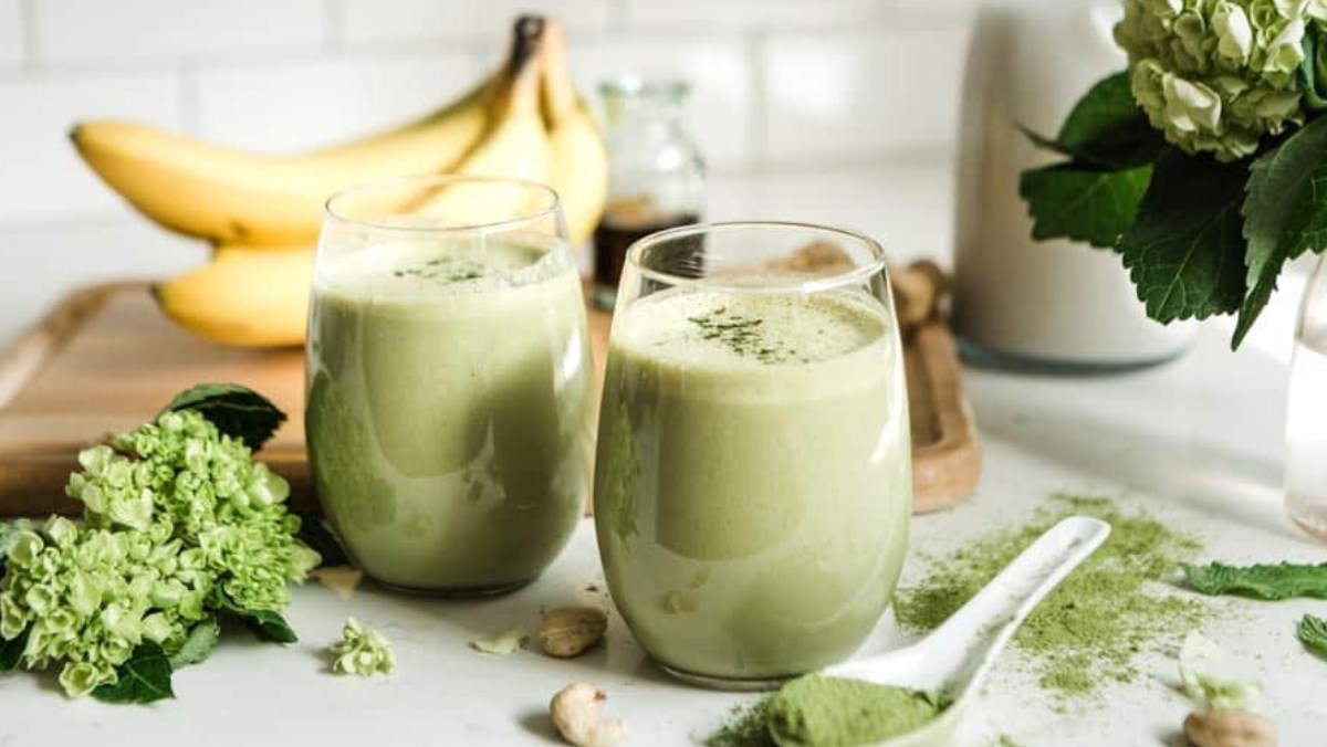 Smoothie vani matcha