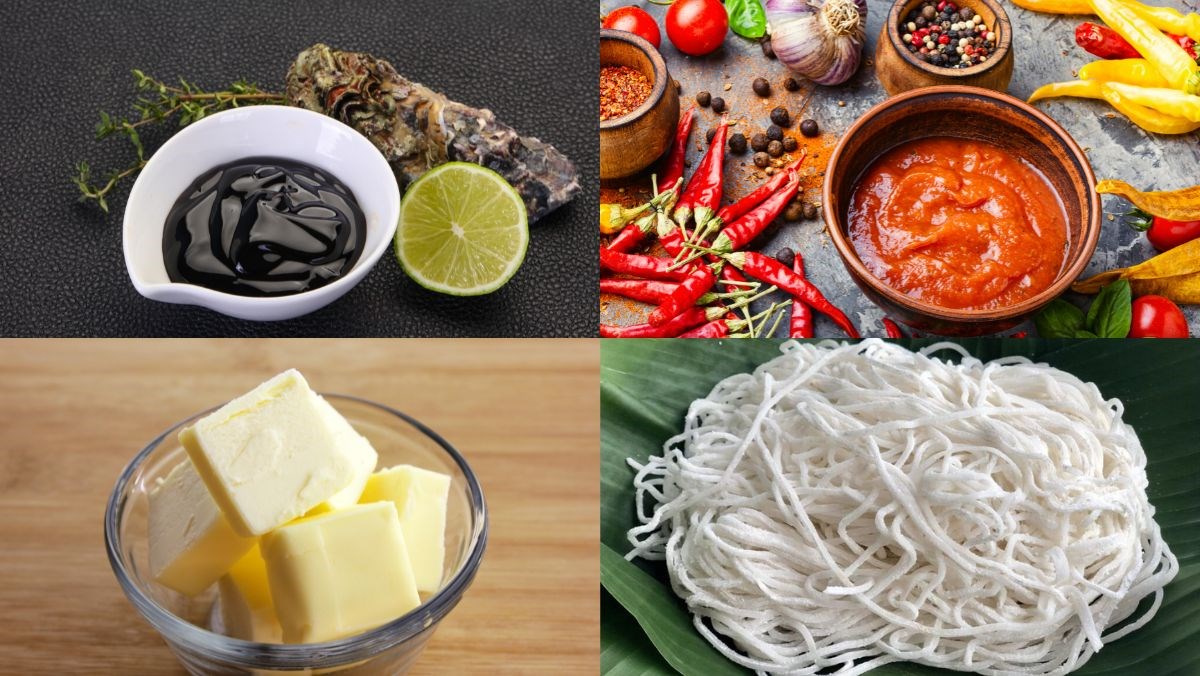 Nguyên liệu món ăn bánh canh trộn