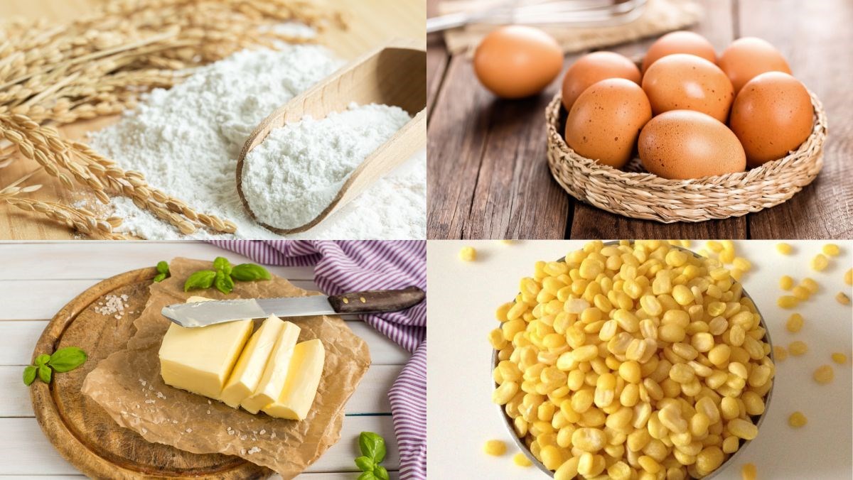 Nguyên liệu món ăn bánh trung thu mini
