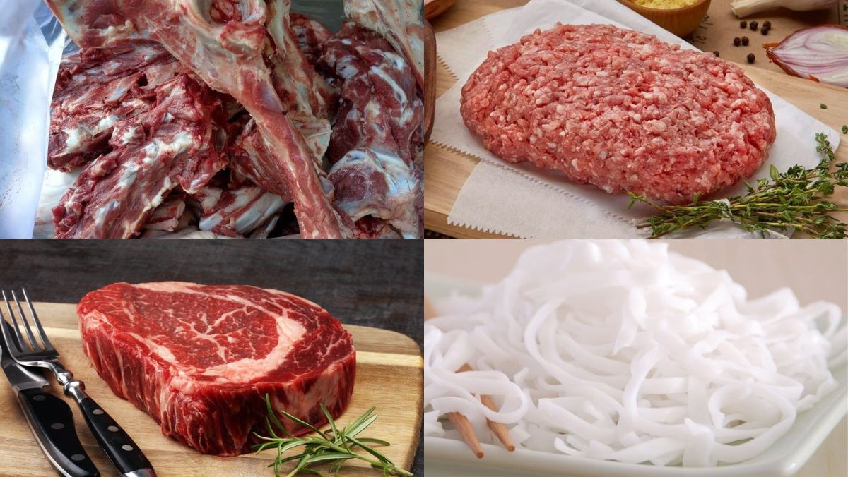 Nguyên liệu món ăn mì thuyền thái lan