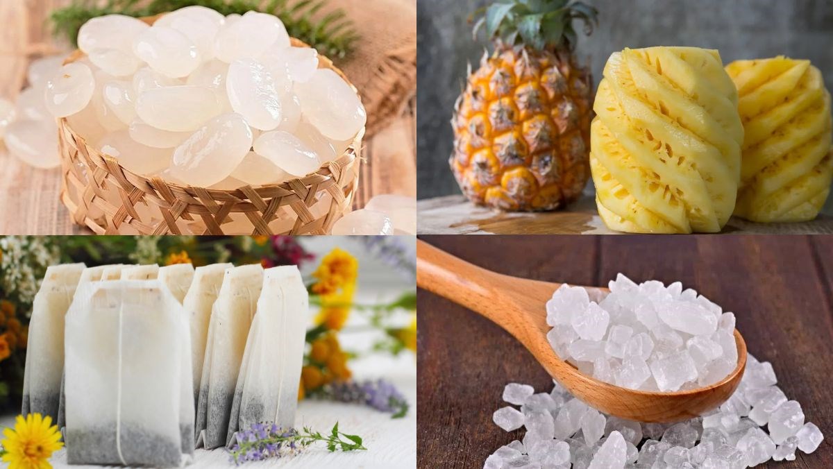 Nguyên liệu món ăn cách pha trà lài đác thơm phúc long chuẩn vị bằng máy ép trái cây