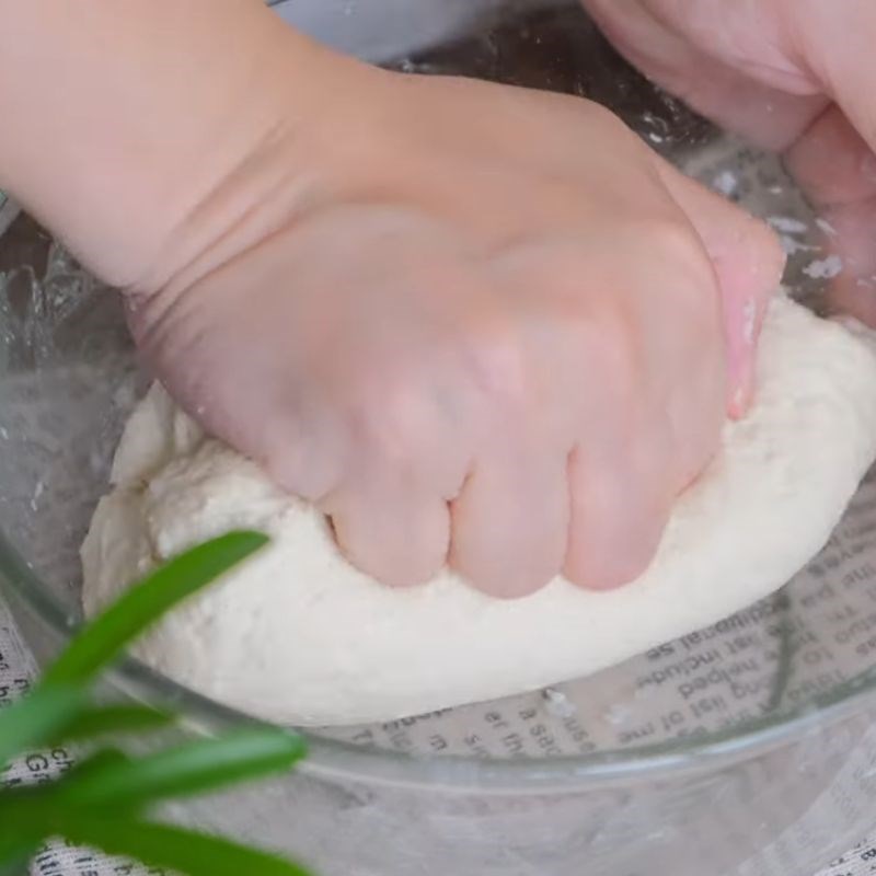 Bước 2 Ủ bột Bánh hotteok phô mai