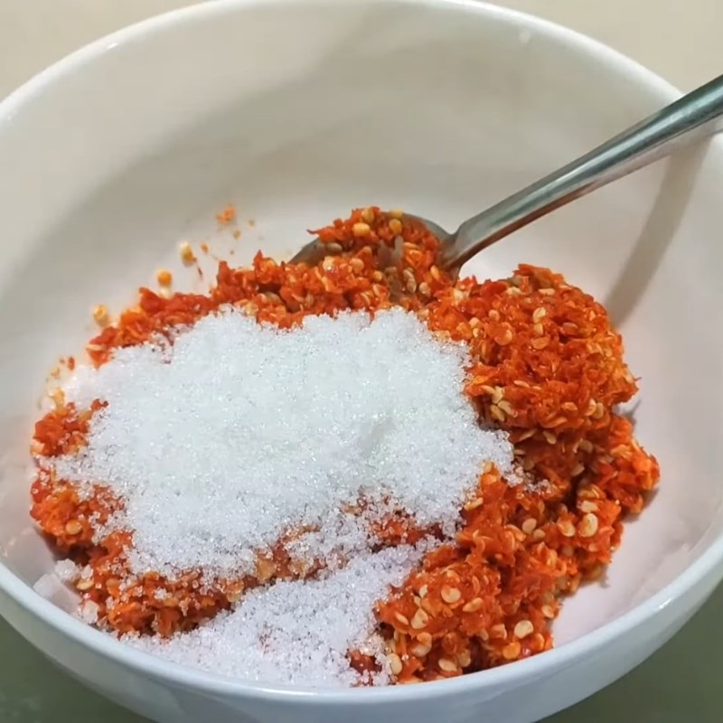 Bước 3 Bảo quản ớt xay Ớt xay