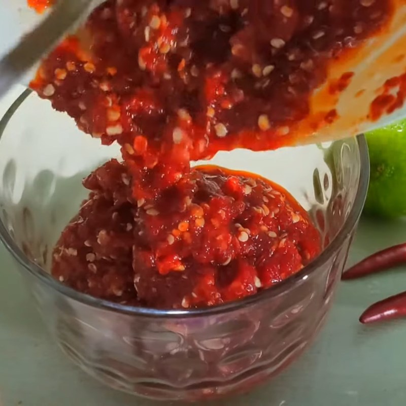 Bước 3 Bảo quản ớt xay Ớt xay