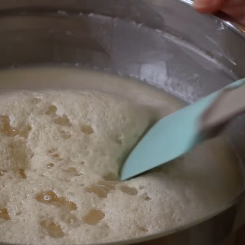 Bước 5 Chuẩn bị khuôn và hấp bánh Bánh bò rễ tre