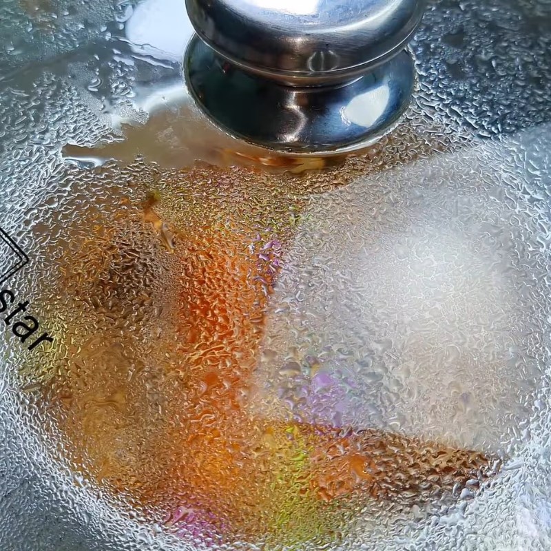 Bước 4 Chưng mắm Mắm cá lóc chưng thịt băm