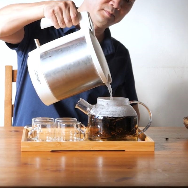 Bước 2 Hãm nhân trần Nước nhân trần