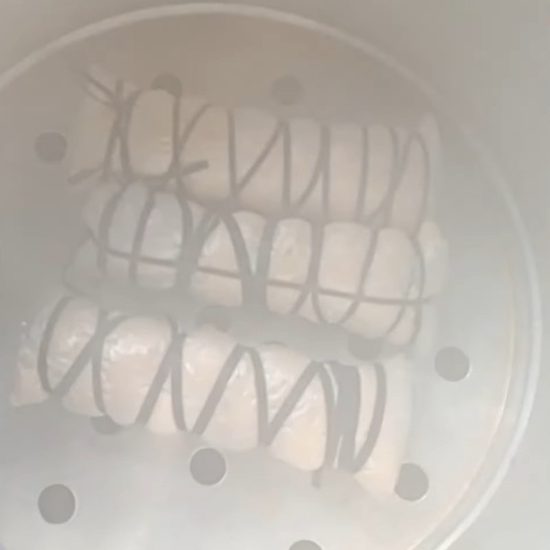 Bước 4 Hấp chả Chả đòn chay