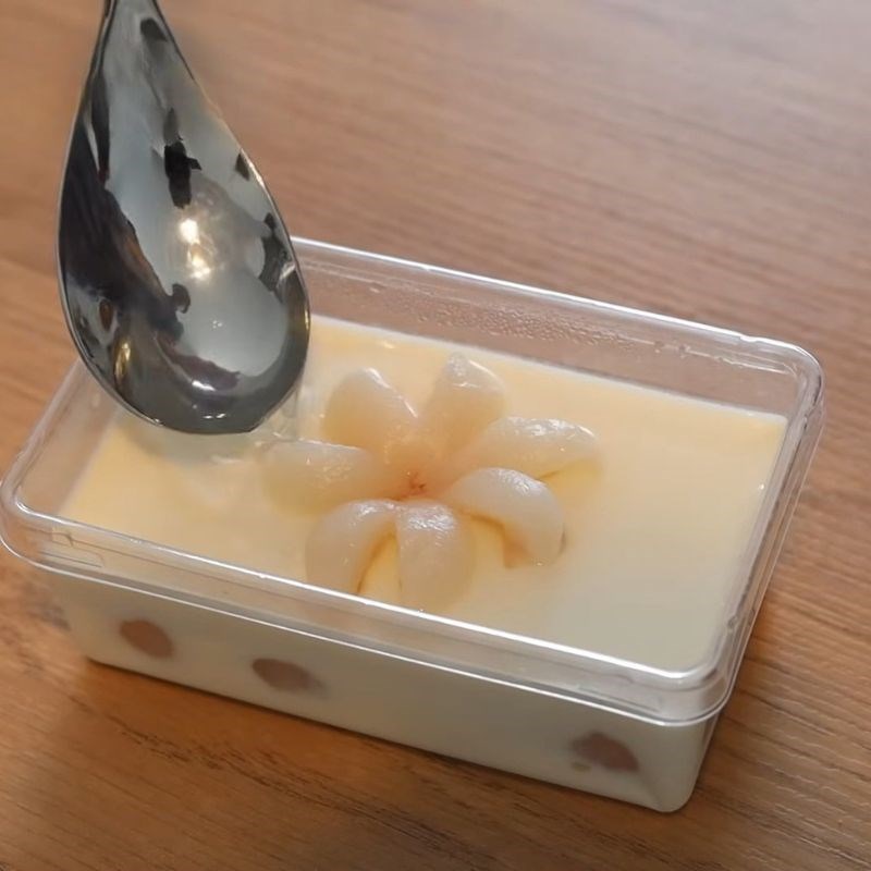 Bước 6 Làm đông thạch trong Khúc bạch vải thiều