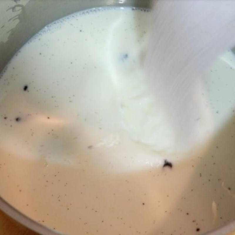 Bước 3 Làm nhân kem trứng (phần 1) Tart trái cây
