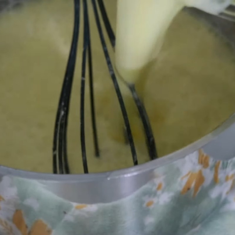 Bước 3 Làm nhân kem trứng (phần 1) Tart trái cây