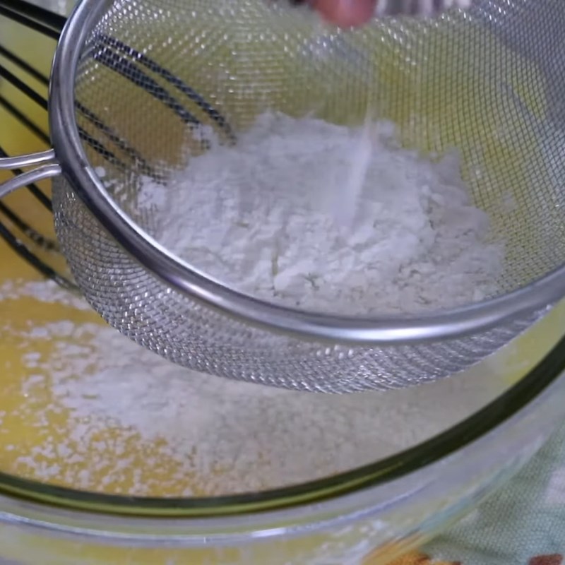 Bước 3 Làm nhân kem trứng (phần 1) Tart trái cây