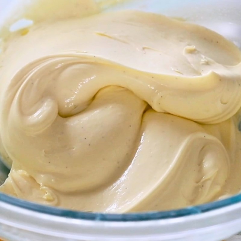 Bước 4 Làm nhân kem trứng (phần 2) Tart trái cây