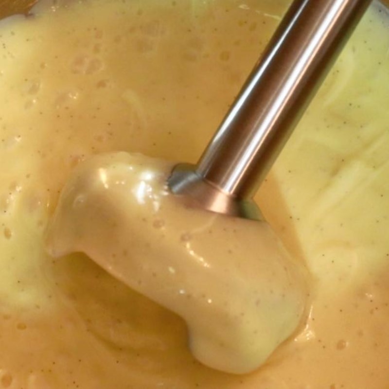 Bước 4 Làm nhân kem trứng (phần 2) Tart trái cây