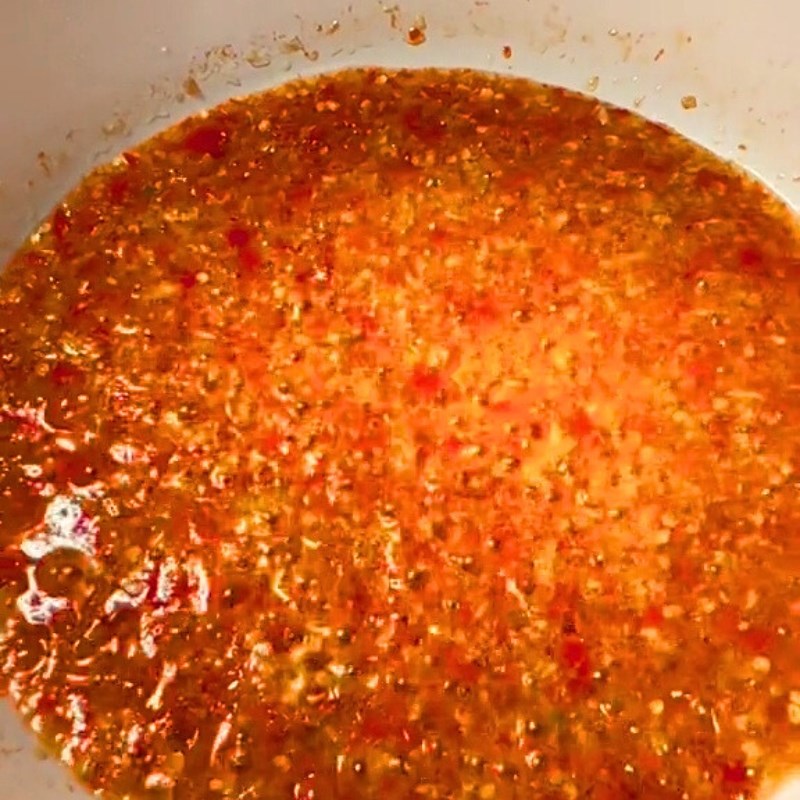 Bước 2 Làm ớt chưng dầu Ớt chưng dầu