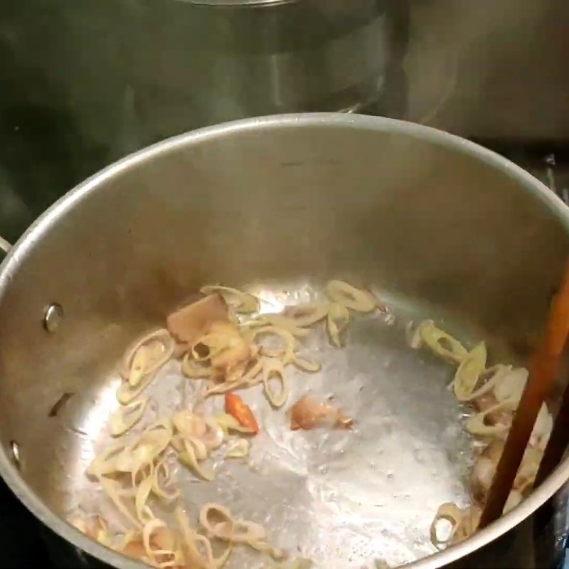 Bước 2 Nấu canh chua Canh chua cá ngạnh