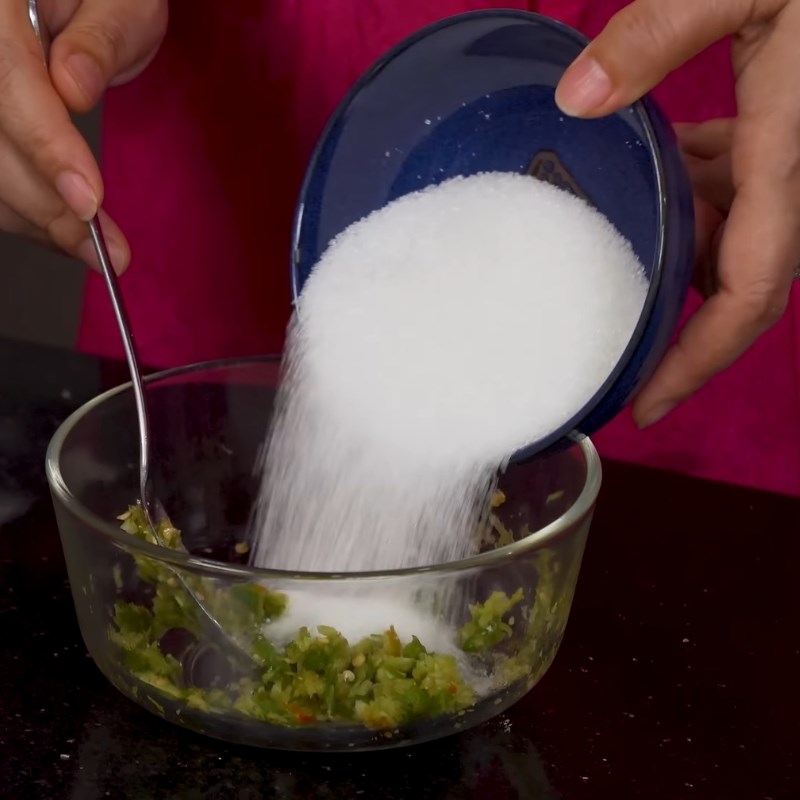 Bước 6 Nấu mắm ruốc và nước mắm Cơm hến