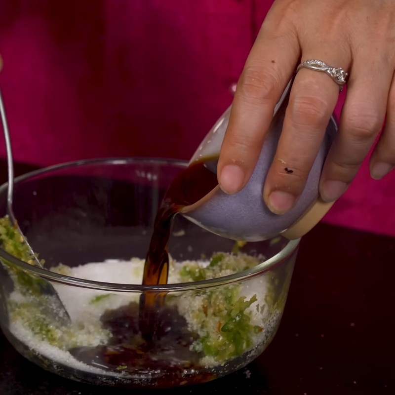 Bước 6 Nấu mắm ruốc và nước mắm Cơm hến