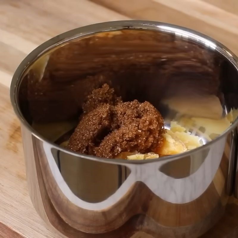Bước 2 Nấu nước đường Bánh bò rễ tre