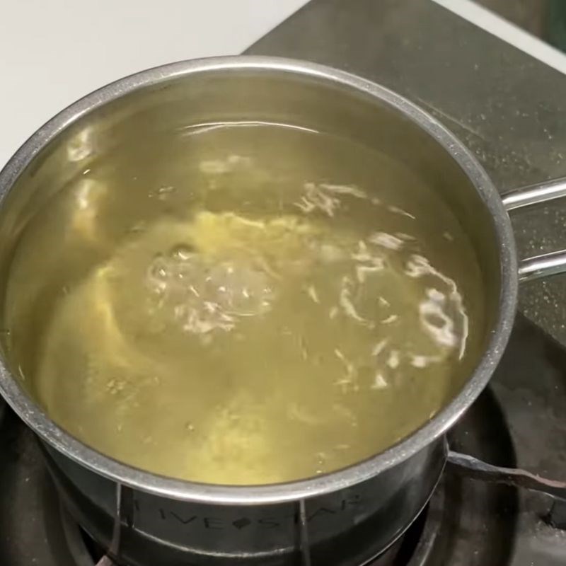 Bước 1 Nấu nước ngâm giấm đường Đồ chua bánh mì