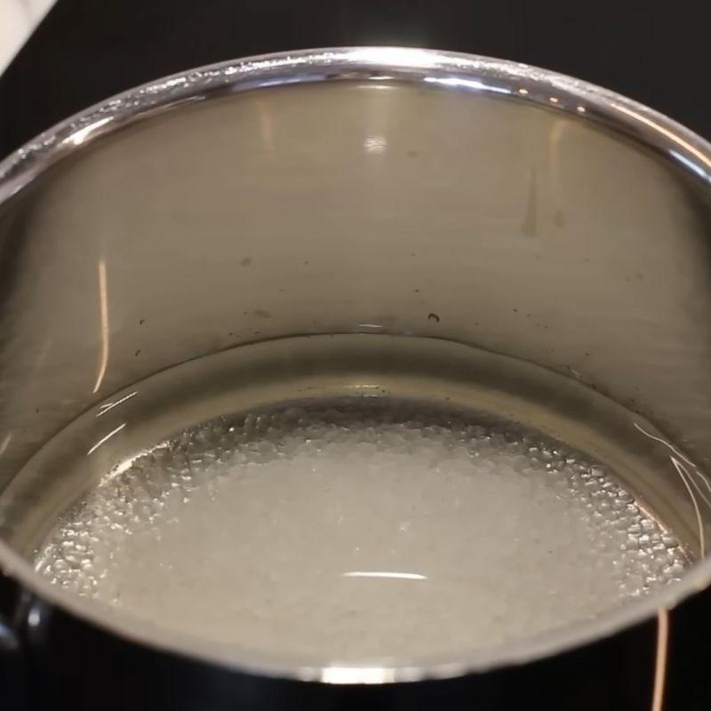 Bước 2 Nấu syrup Dương chi cam lộ